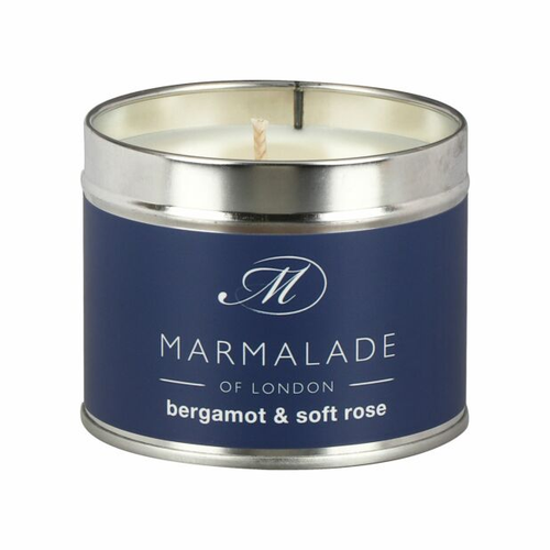 Bergamot & Soft Rose Medium Tin Candle<br><small>*free shipping</small>