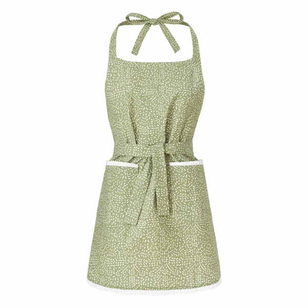 Distressed Geometric Print Apron<br><small>*free shipping</small>