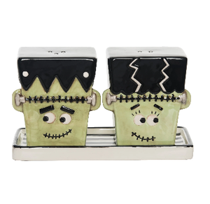 Frankenstein & Bride S/P w/Plate S/3<br><small>*free shipping</small>